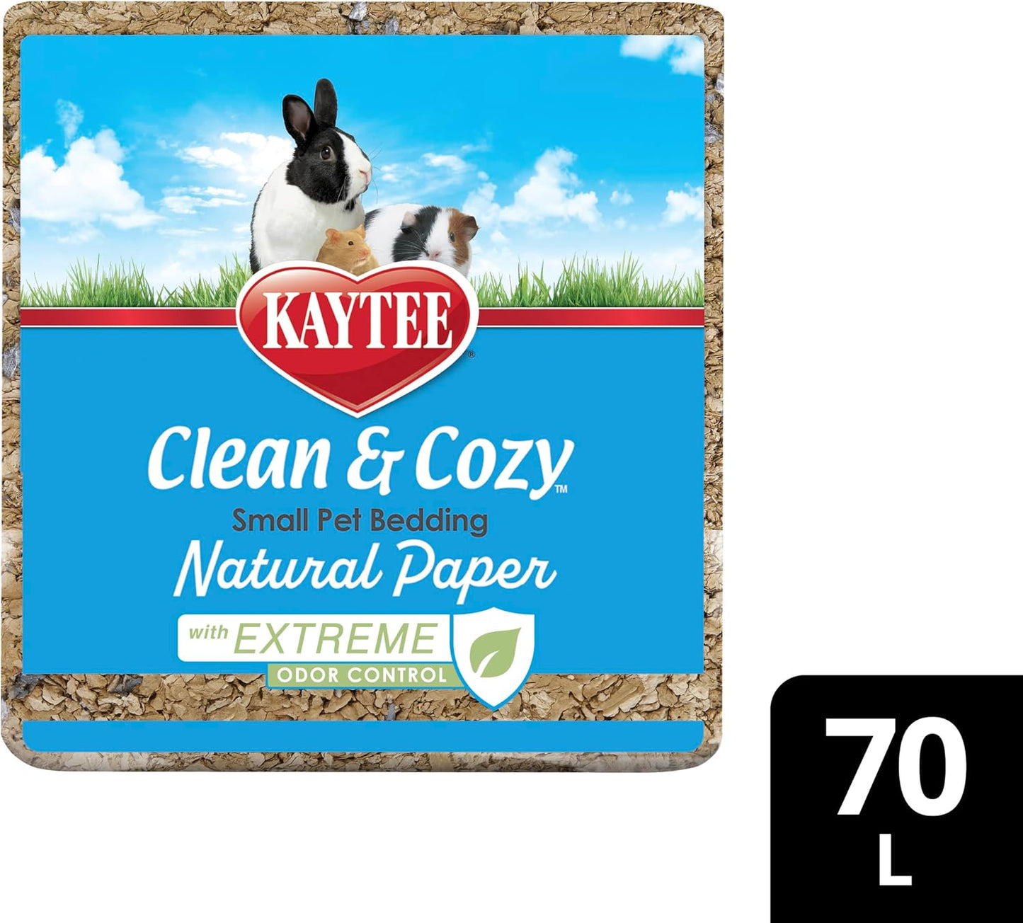 Clean & Cozy Extreme Odor Control Bedding, Made for Small Animals, 40 Liters