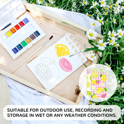 JIUGUOBAO 24 Pcs Lemon Mini Spiral Notebooks Lemon Pocket Notepads Journal Memo Pads for Lemonade Birthday Party Favors Gifts Goodie Bag Office School Classroom Rewards