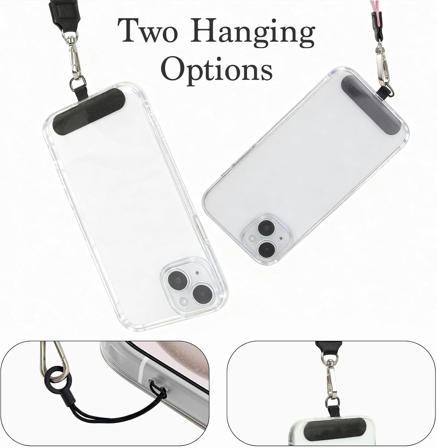 Phone Lanyard Crossbody & Neck, Adjustable Cell Phone Wrist Strap | Universal Cross Body Neck Lanyard for Women Men, Compatible with Most Smartphones, Lemon