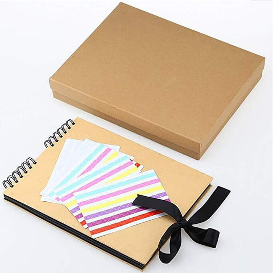 DIY Scrapbook Album Craft Paper, 40 Sheets, Yellow | Wedding and Anniversary Photo Album Family Scrapbook，DIY Accessories and Scrapbooking Supplies