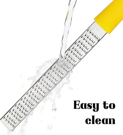 Lemon Zester Grater Tool,Grater Zester Stainless Steel for Fruits and Cheese,12.5 Inch