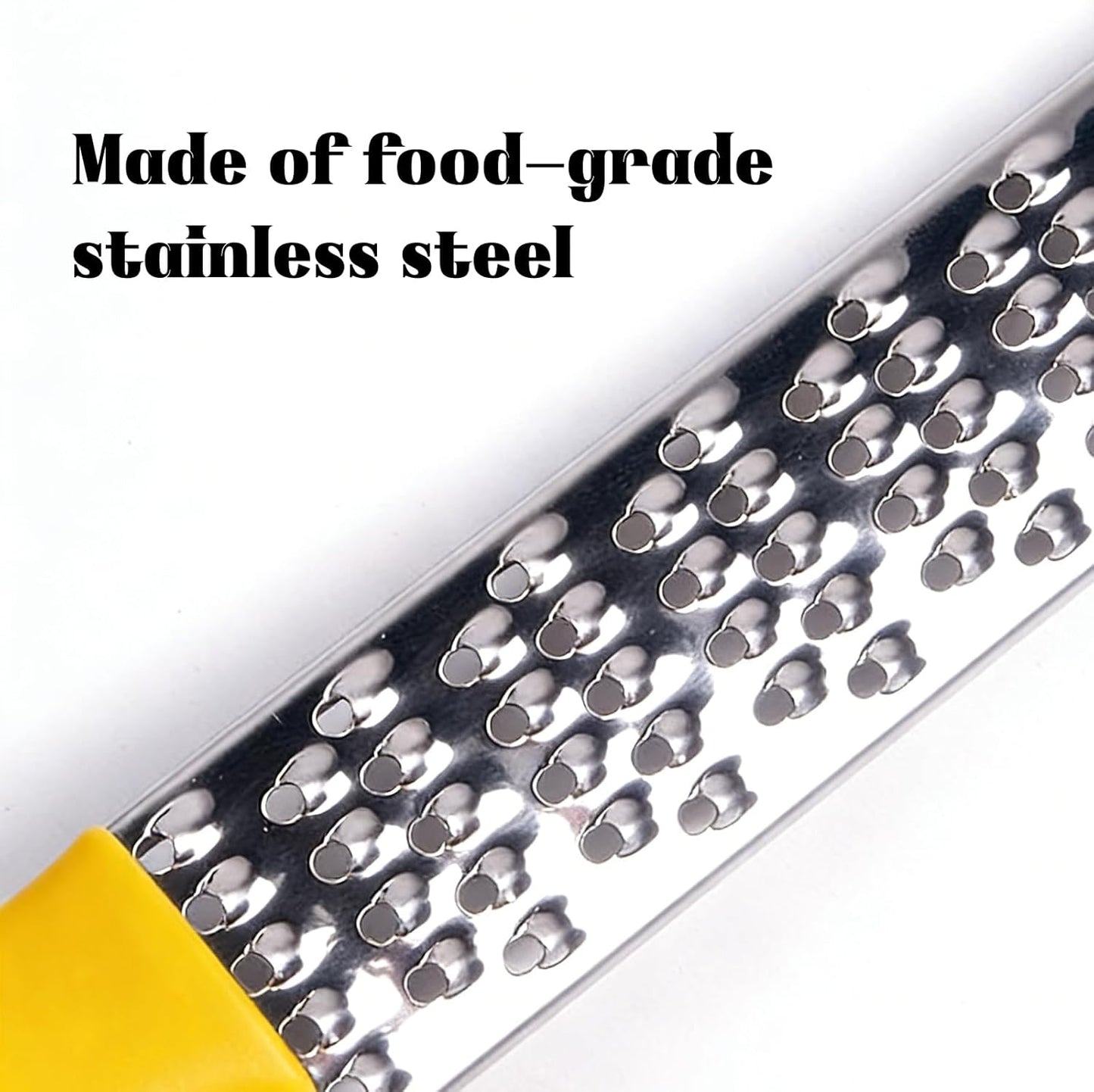 Lemon Zester Grater Tool,Grater Zester Stainless Steel for Fruits and Cheese,12.5 Inch