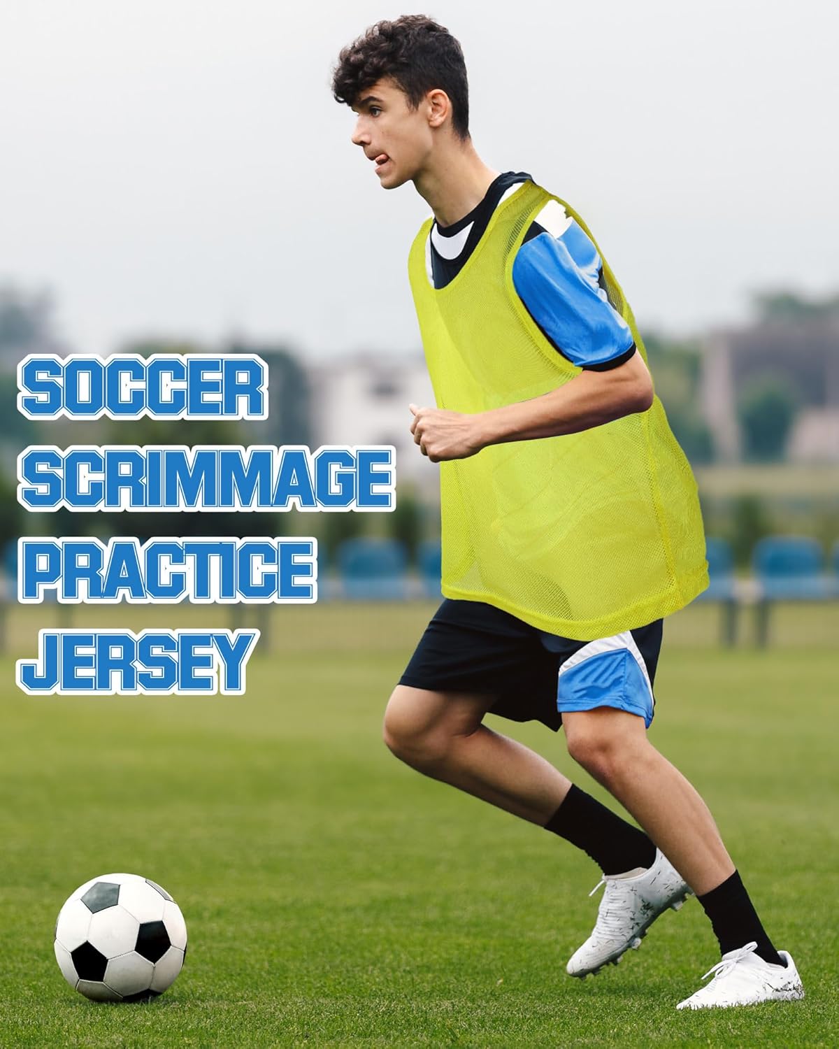 36 Pcs Adult Pinnies Scrimmage Vests Youth Pinnies Team Practice Jerseys for Sports Soccer Football Basketball
