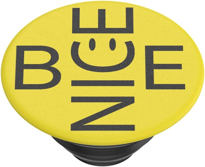 Adhesive Phone Grip, Holder, Phone Stand, Yellow - Be Nice