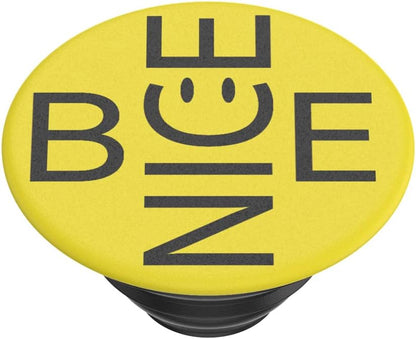 Adhesive Phone Grip, Holder, Phone Stand, Yellow - Be Nice