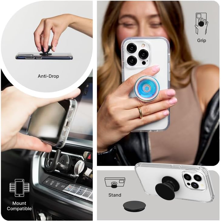 Adhesive Phone Grip, Holder, Phone Stand, Yellow - Be Nice
