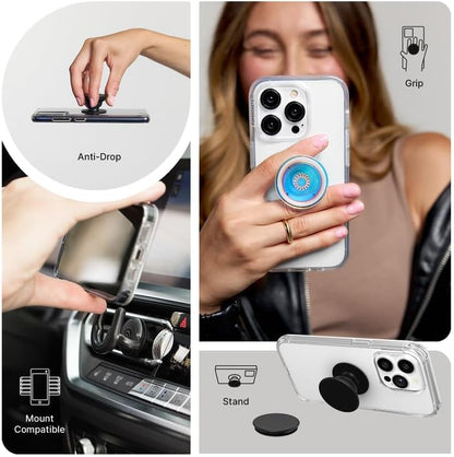 Adhesive Phone Grip, Holder, Phone Stand, Yellow - Be Nice