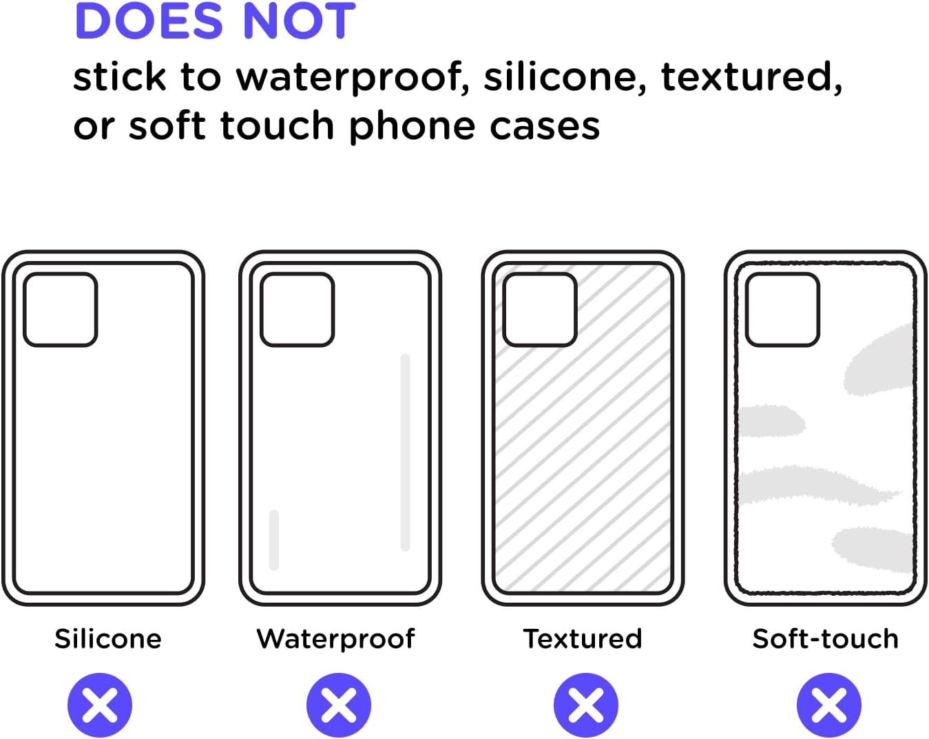 Adhesive Phone Grip, Holder, Phone Stand, Yellow - Be Nice