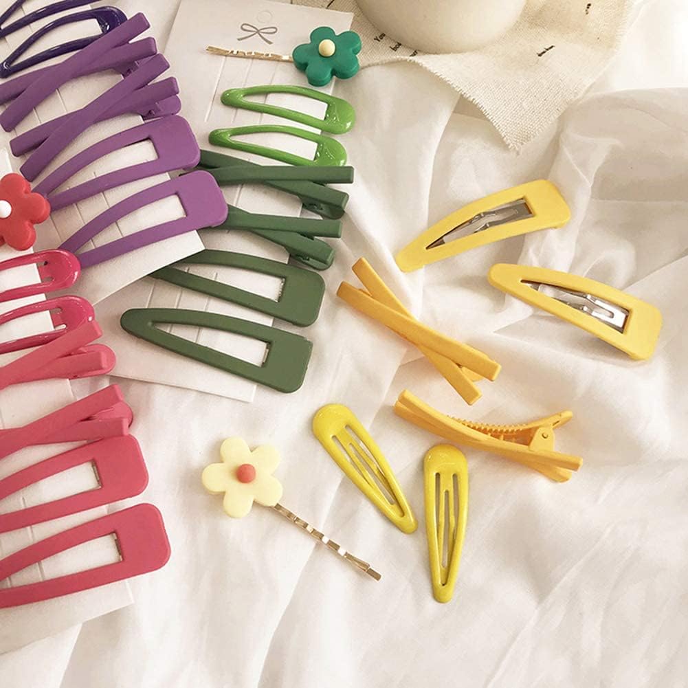 7 Pcs Yellow Sweet Flower Bobby Pin -Cute Women Girl Barrette Legant Gifts Hair Clips -Party Wedding Hair Accessories