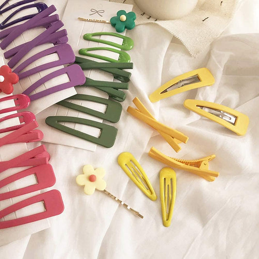 7 Pcs Yellow Sweet Flower Bobby Pin -Cute Women Girl Barrette Legant Gifts Hair Clips -Party Wedding Hair Accessories