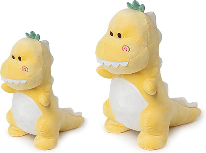 Cute Dinosaur Plush Toy, 15.7" Soft Dino Stuffed Animal Stuffed Dinosaur Plushie Yellow Plush