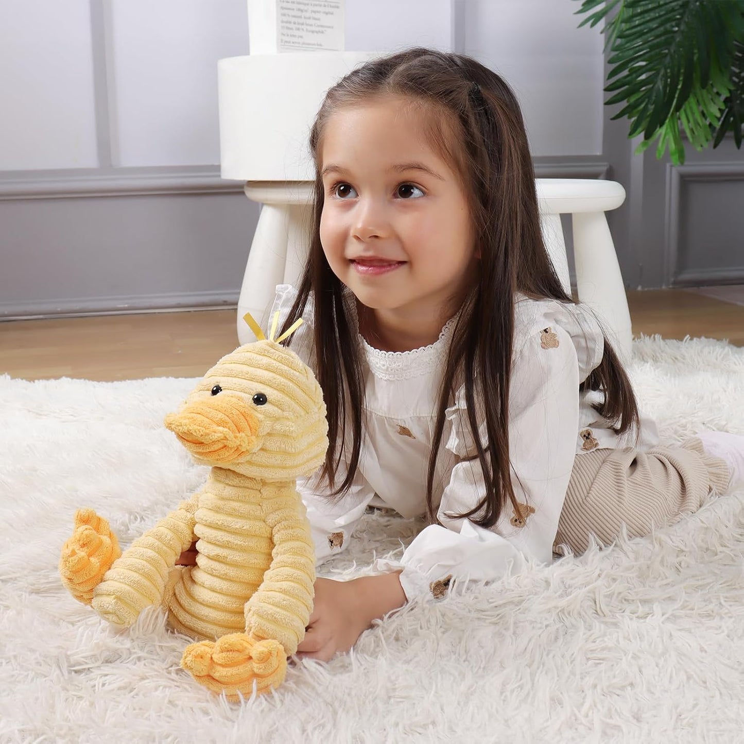 Toys Plush Corduroy Duck Soft Stuffed Animal Cuddly 9''