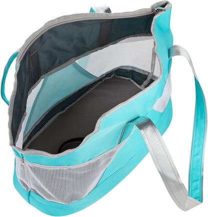 Pet Dog Purse Carrier Breathable Mesh Puppy Cat Outing Tote Handbag | Portable Cat Sling Carrier Travel Transporter Tote Handbag Lightweight Dog Carrier Shoulder Bag with Thicken Bags Base