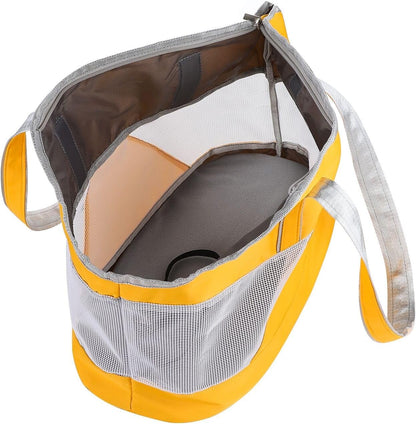 Pet Dog Purse Carrier Breathable Mesh Puppy Cat Outing Tote Handbag | Portable Cat Sling Carrier Travel Transporter Tote Handbag Lightweight Dog Carrier Shoulder Bag with Thicken Bags Base
