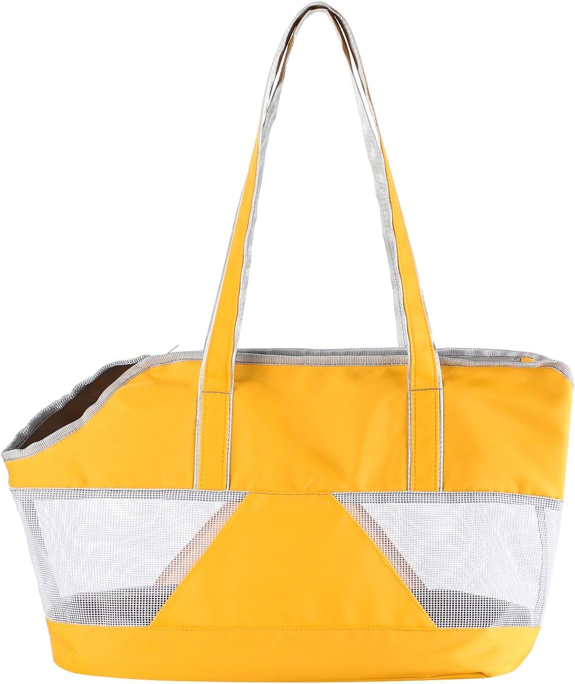 Pet Dog Purse Carrier Breathable Mesh Puppy Cat Outing Tote Handbag | Portable Cat Sling Carrier Travel Transporter Tote Handbag Lightweight Dog Carrier Shoulder Bag with Thicken Bags Base
