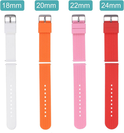 Silicone Watch Band Quick Release Soft Rubber Watch Strap for Men Women