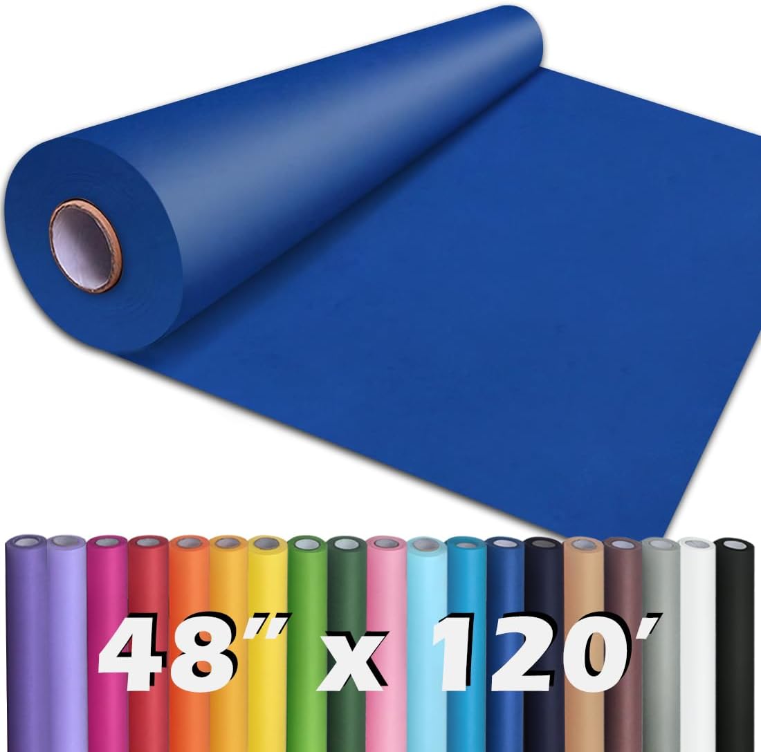 24" x 1,440" (120') Lemon Yellow Kraft Paper Roll for Craft Bulletin Board Paper Art Table Covering Crafting Gift Wrapping Bouquet Packing Parcel 80GSM 55LB (Lemon Yellow, 24" x 120')