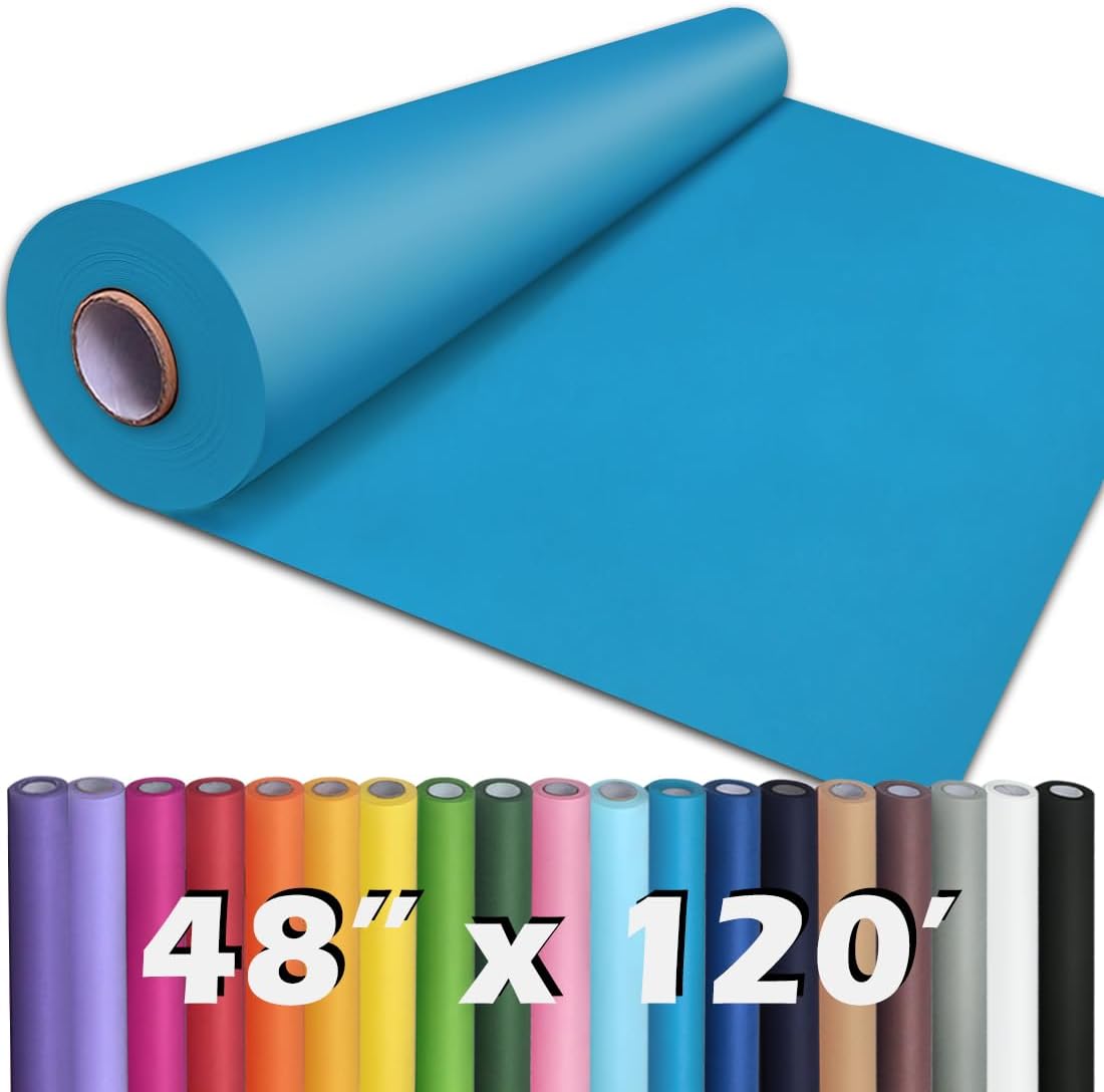 24" x 1,440" (120') Lemon Yellow Kraft Paper Roll for Craft Bulletin Board Paper Art Table Covering Crafting Gift Wrapping Bouquet Packing Parcel 80GSM 55LB (Lemon Yellow, 24" x 120')
