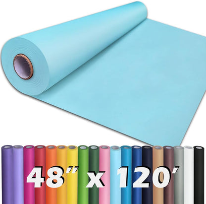 24" x 1,440" (120') Lemon Yellow Kraft Paper Roll for Craft Bulletin Board Paper Art Table Covering Crafting Gift Wrapping Bouquet Packing Parcel 80GSM 55LB (Lemon Yellow, 24" x 120')