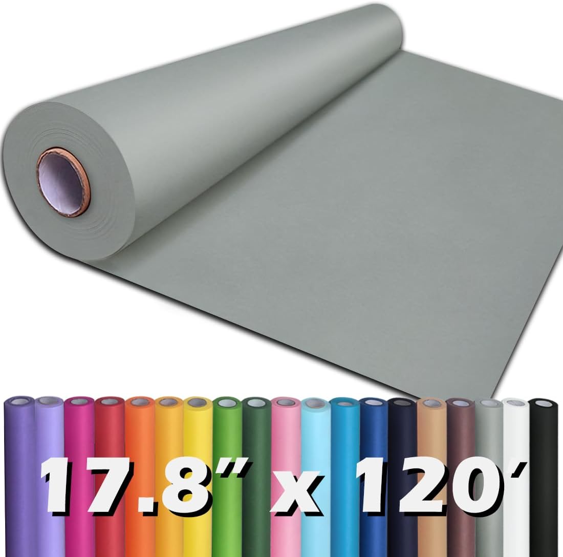 24" x 1,440" (120') Lemon Yellow Kraft Paper Roll for Craft Bulletin Board Paper Art Table Covering Crafting Gift Wrapping Bouquet Packing Parcel 80GSM 55LB (Lemon Yellow, 24" x 120')