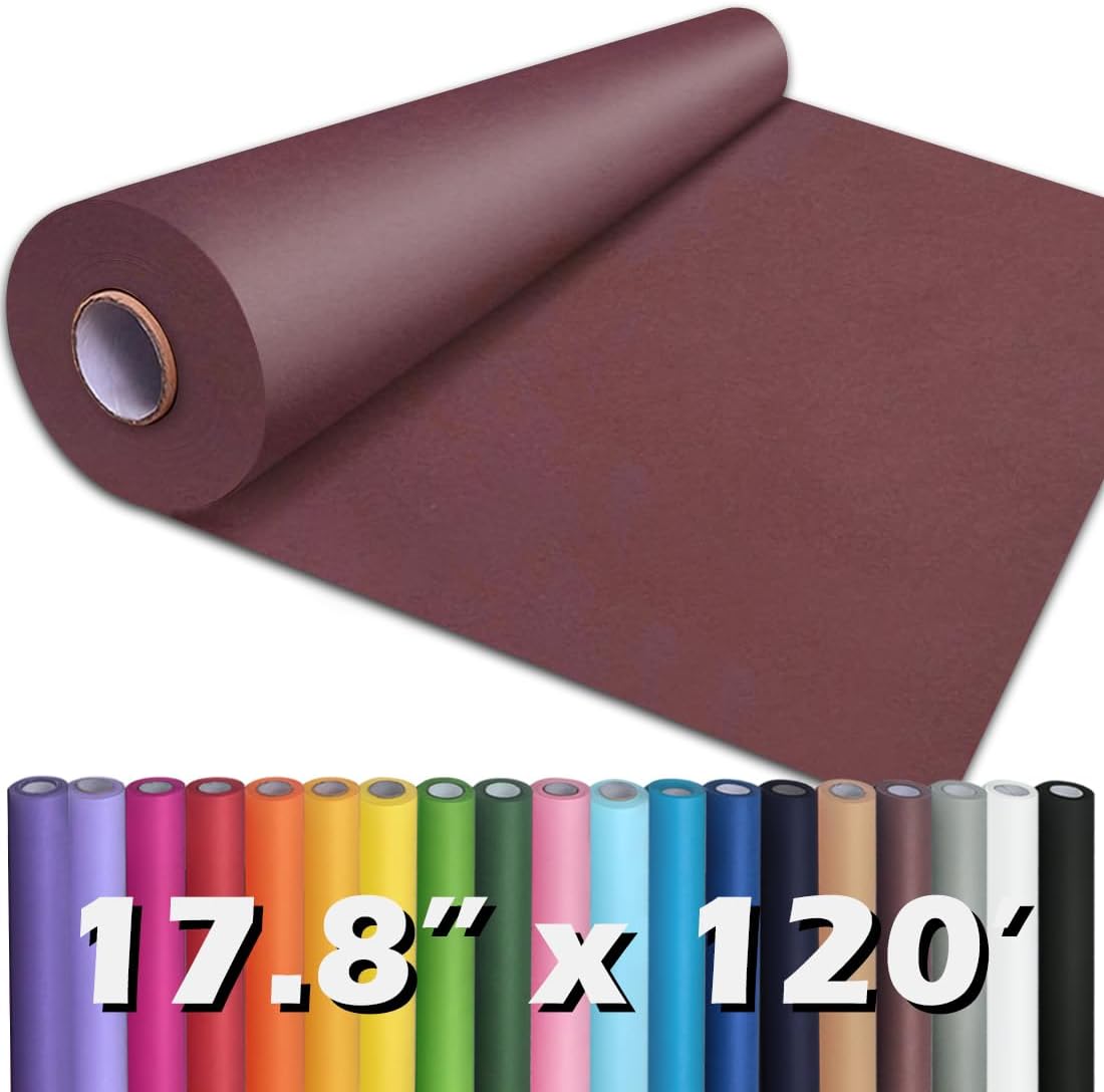 24" x 1,440" (120') Lemon Yellow Kraft Paper Roll for Craft Bulletin Board Paper Art Table Covering Crafting Gift Wrapping Bouquet Packing Parcel 80GSM 55LB (Lemon Yellow, 24" x 120')