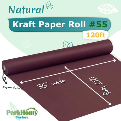 24" x 1,440" (120') Lemon Yellow Kraft Paper Roll for Craft Bulletin Board Paper Art Table Covering Crafting Gift Wrapping Bouquet Packing Parcel 80GSM 55LB (Lemon Yellow, 24" x 120')