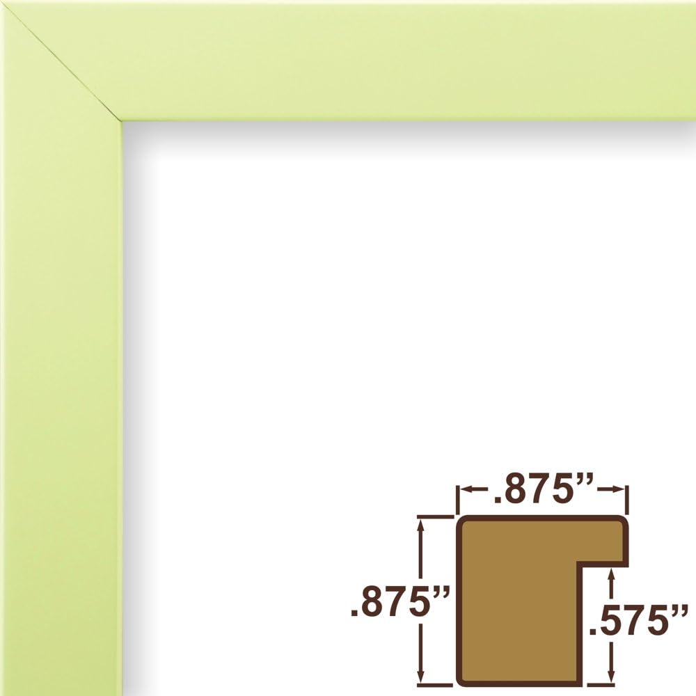 Confetti, Modern Light Yellow Picture Frame, 16 x 20 Inch - Colors C