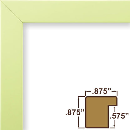 Confetti, Modern Light Yellow Picture Frame, 16 x 20 Inch - Colors C