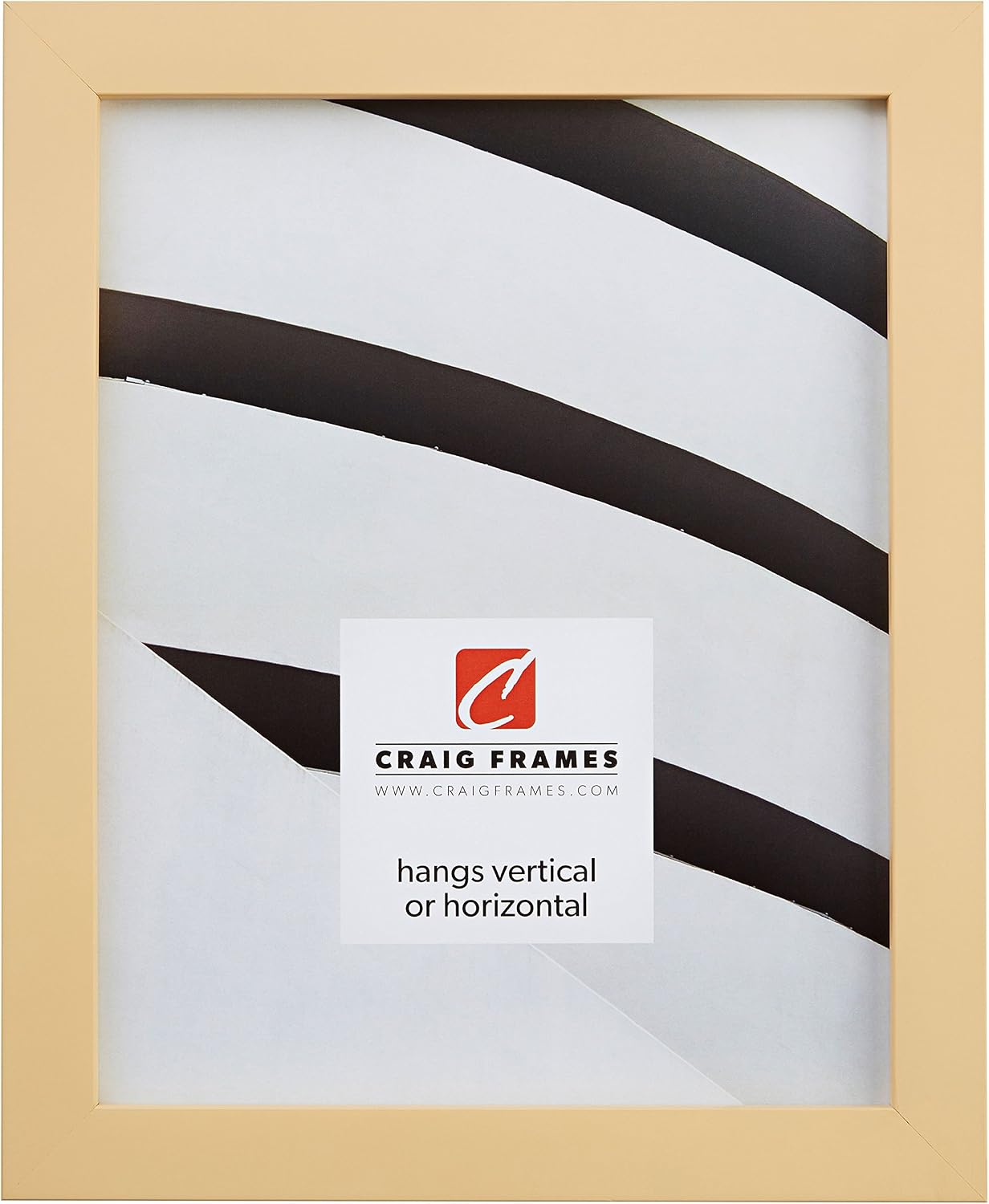 Confetti, Modern Light Yellow Picture Frame, 16 x 20 Inch - Colors C