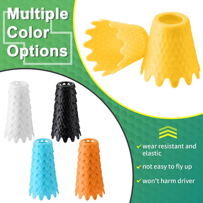 8 Pack ‌Simulator Golf Tees, Height from 1/4" to 2", 3D Printed | Suitable for Indoor, Outdoor, Winter, Golf Mats, Turf and Driving Range