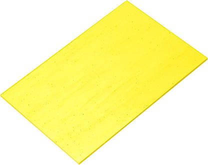Stained Glass Sheet Mosaic Tile 5.9 Inch x 3.9 Inch Bright Yellow Stained Glass Sheets for Crafts DIY, Art Project