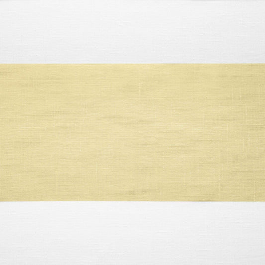 Exclusive Home Darma Sheer Linen Rod Pocket Curtain Panel Pair, 50"x96", Yellow