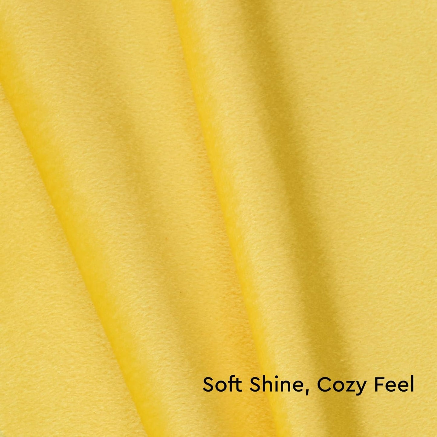 Encasa XO Velvet Throw Pillow Covers 20x20 in (50x50 cm) - Lemon Yellow - No Inserts, Pack of 2 Cases | Solid Plain Dyed Soft & Smooth, Square Decorative Cushion Covers for Living & Bedroom