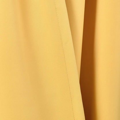 Lush Decor Insulated Grommet Blackout Window Curtain Panels, Pair, 52" W x 84" L, Yellow - Classic Modern Design - Chic Window Decor - Long Curtains For Living Room, Bedroom, Or Dining Room