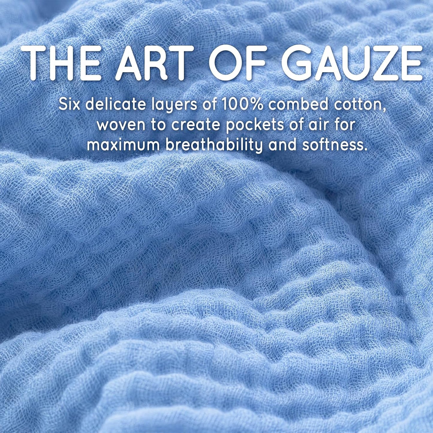 Cotton Muslin Throw Blanket for Adults - 6-Layer Breathable Cooling Summer Blanket - Soft Lightweight Gauze Bedding for Couch Travel & Sleep (130 × 150 cm / 51.18 × 59.06 in,Yellow)