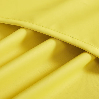 DUALIFE Yellow Blackout Curtains for Living Room- Grommet Thermal Insulated Window Curtain Drapes for Bedroom Illuminating Yellow (42 W x 63 L, 2 Panels)