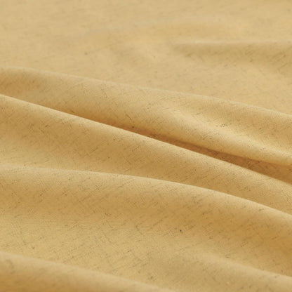 Aersas Gold Yellow Pinch Pleated Linen Curtains 84 Inch Length 2 Panels for Living Room Bedroom Semi Sheer Window Curtain Boho Neutral Back Tab Pinch Pleat Drape with Hooks 40x84