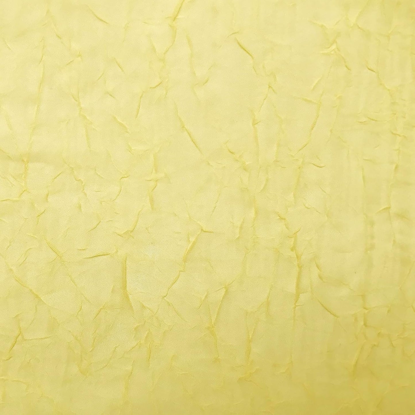 No. 918 Erica Crushed Sheer Voile Rod Pocket Curtain Panel, 51" x 84", Yellow