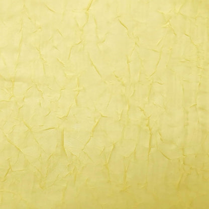 No. 918 Erica Crushed Sheer Voile Rod Pocket Curtain Panel, 51" x 84", Yellow