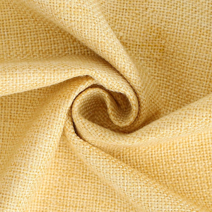 MADIZZ Pack of 2 Faux Rustic Linen Throw Pillow Covers with Flange Edge Soft Boho Natural Decorative Pillowcases for Sofa Living Room Modern Throw Pillows for Bed 16x16 Inch Yellow