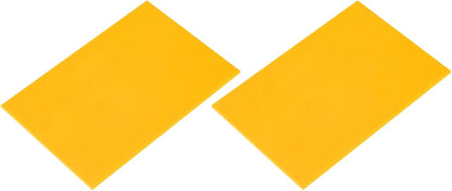 2 Pcs Stained Glass Sheet Mosaic Tile 7.9 Inch x 5.9 Inch Lemon Yellow Stained Glass Sheets for Crafts DIY Art Project
