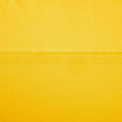 DWCN Yellow Faux Linen Sheer Curtains - Grommet Voile Window Curtain Drapes for Bedroom Living Room 52 x 84 inches Long, Set of 2