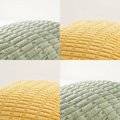 Fancy Homi 4 Packs Decorative Throw Pillow Covers for Living Room Couch Bed, Modern Farmhouse Boho Home Décor Accent Cushion Case, 18" x 18", Yellow Green Series