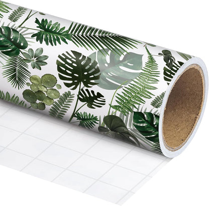 Lemon Wrapping Paper Roll - Mini Roll - 17 Inch x 9.8 Feet - Lemon and Leaves Design, Perfect for Birthday, Wedding, Bridal Shower