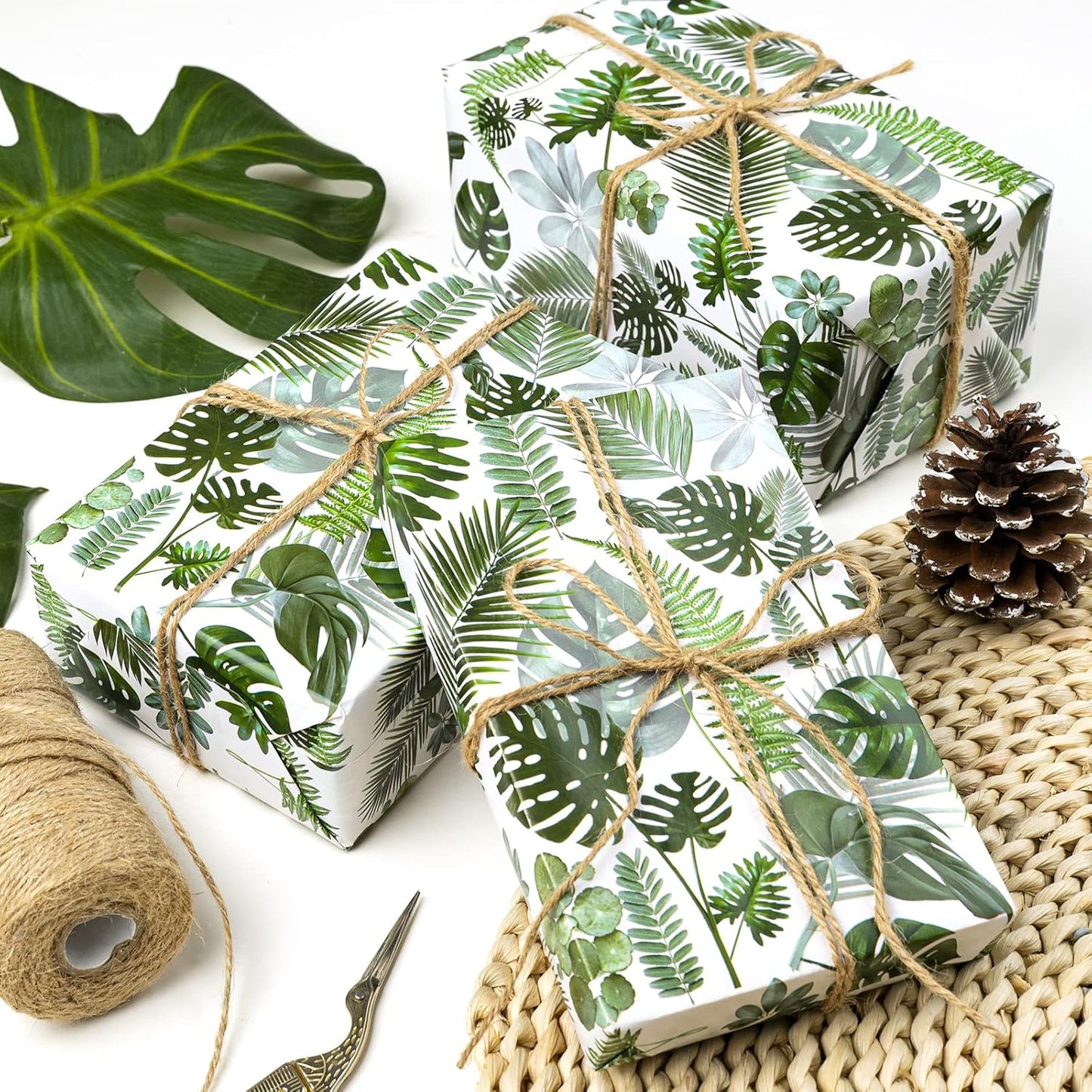 Lemon Wrapping Paper Roll - Mini Roll - 17 Inch x 9.8 Feet - Lemon and Leaves Design, Perfect for Birthday, Wedding, Bridal Shower