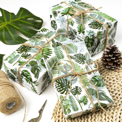 Lemon Wrapping Paper Roll - Mini Roll - 17 Inch x 9.8 Feet - Lemon and Leaves Design, Perfect for Birthday, Wedding, Bridal Shower
