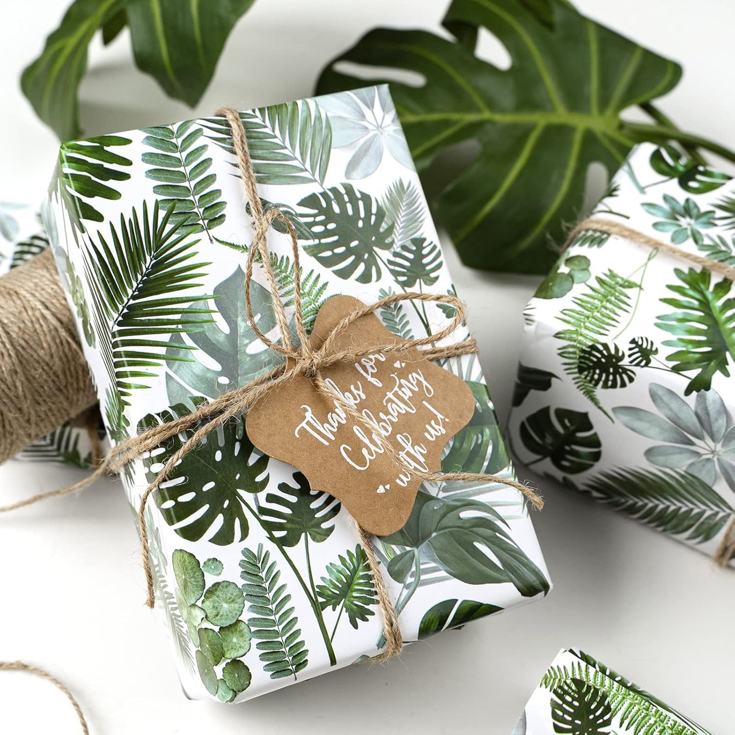 Lemon Wrapping Paper Roll - Mini Roll - 17 Inch x 9.8 Feet - Lemon and Leaves Design, Perfect for Birthday, Wedding, Bridal Shower