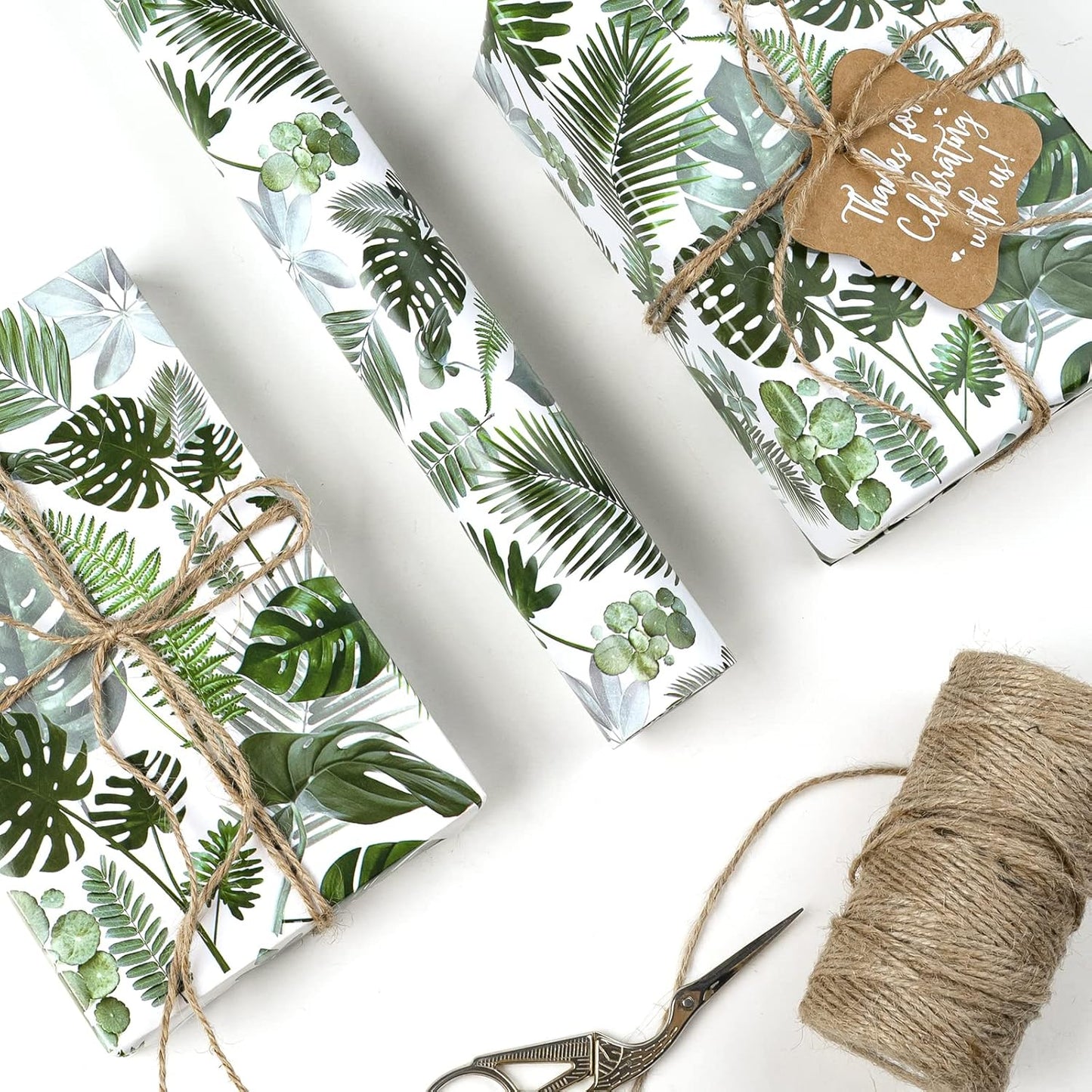 Lemon Wrapping Paper Roll - Mini Roll - 17 Inch x 9.8 Feet - Lemon and Leaves Design, Perfect for Birthday, Wedding, Bridal Shower