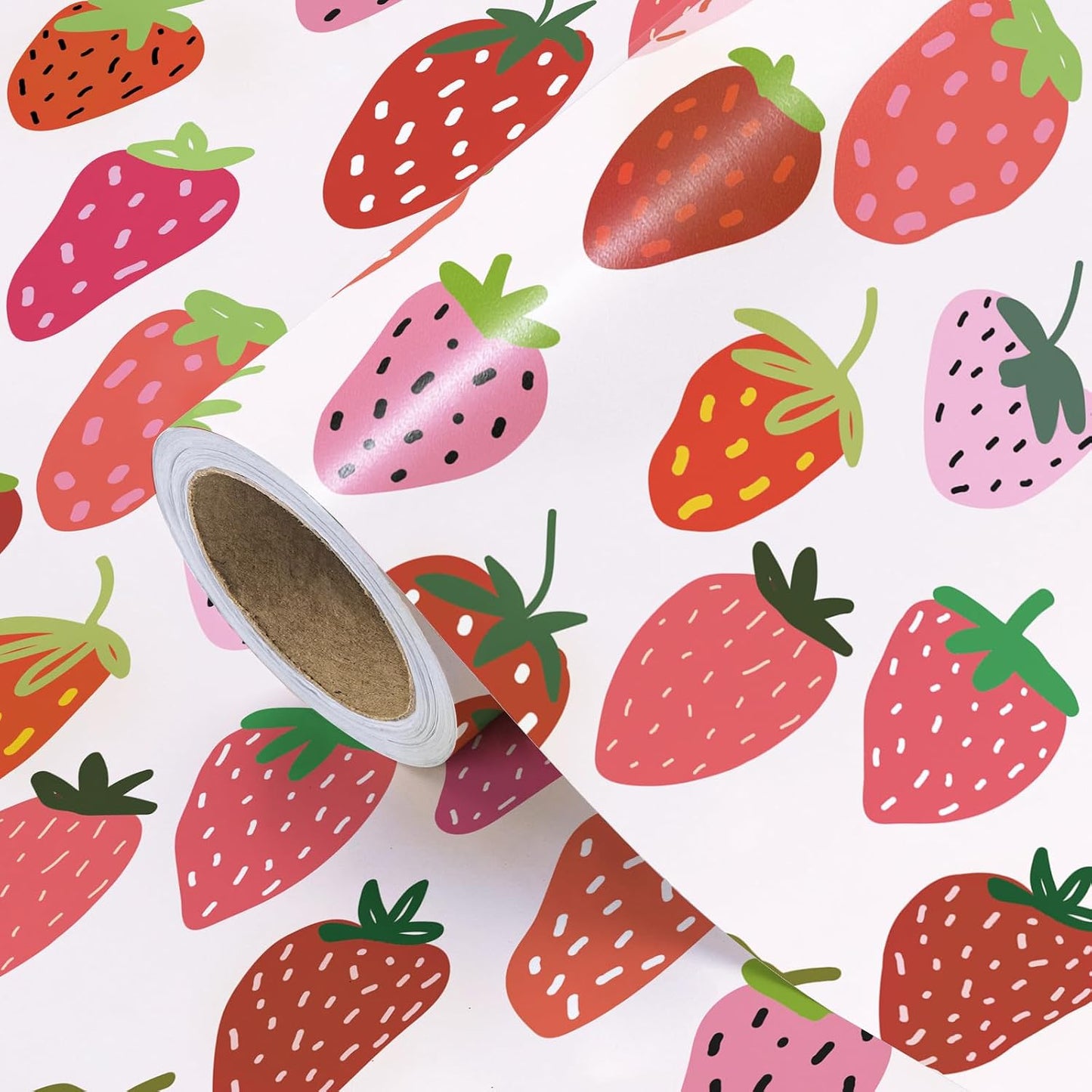 Lemon Wrapping Paper Roll - Mini Roll - 17 Inch x 9.8 Feet - Lemon and Leaves Design, Perfect for Birthday, Wedding, Bridal Shower