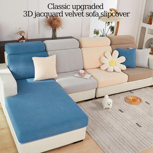Sofa Covers for Dogs, Sofa Covers for Couch, Washable Universal Anti-Slip Stretch Sofa Coversfor Cushion Couch Sofa Pet Friendly (A-Lemon Yellow,Large Single Seat Cover)